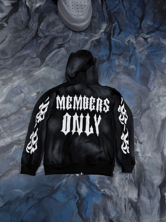 Richoffpain zip up hoodie