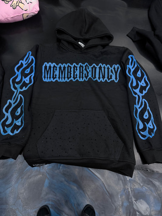 R.O.P / Rhinestone Hoodie