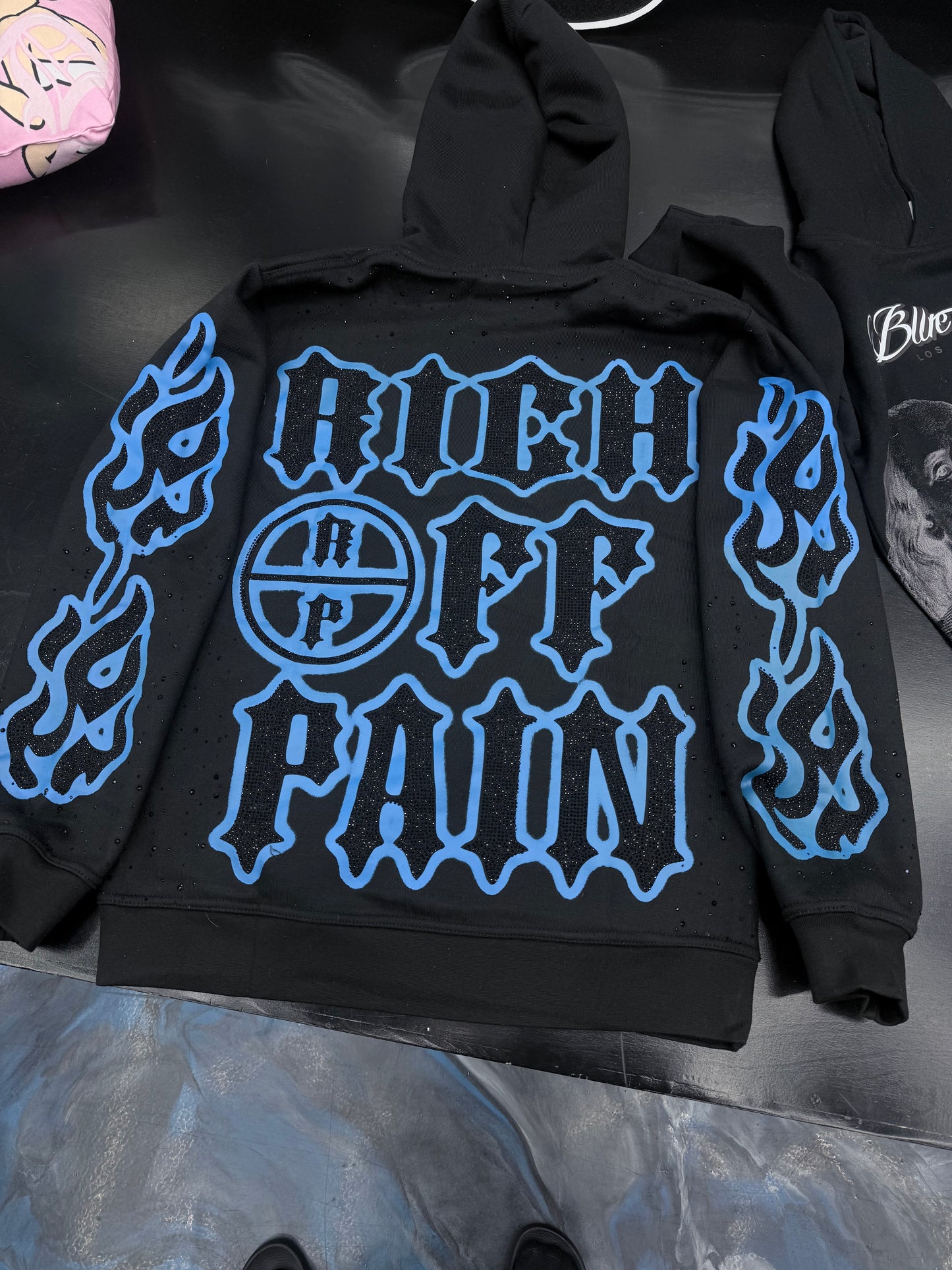 R.O.P / Rhinestone Hoodie